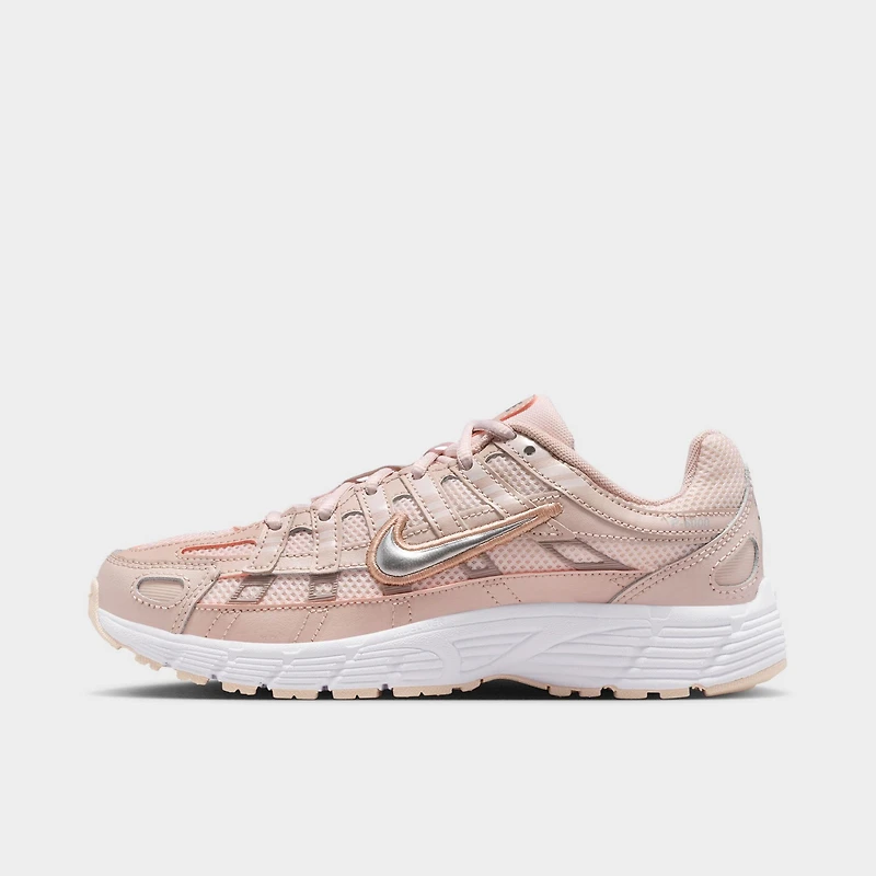 Nike P-6000 GS Silt Red / Metallic Silver - Light Soft Pink