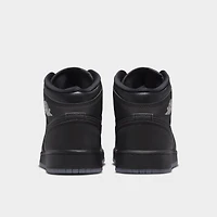 Jordan 1 Mid GS Black / - White
