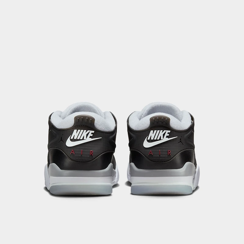 Jordan 4 RM PRM Black / Fire Red - Wolf Grey