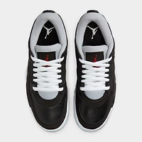 Jordan 4 RM PRM Black / Fire Red - Wolf Grey