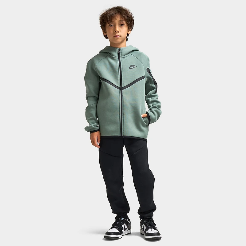 Nike Sportswear Juniors' Tech Fleece Full Zip Clay Green / Black