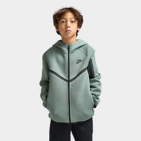 Nike Sportswear Juniors' Tech Fleece Full Zip Clay Green / Black