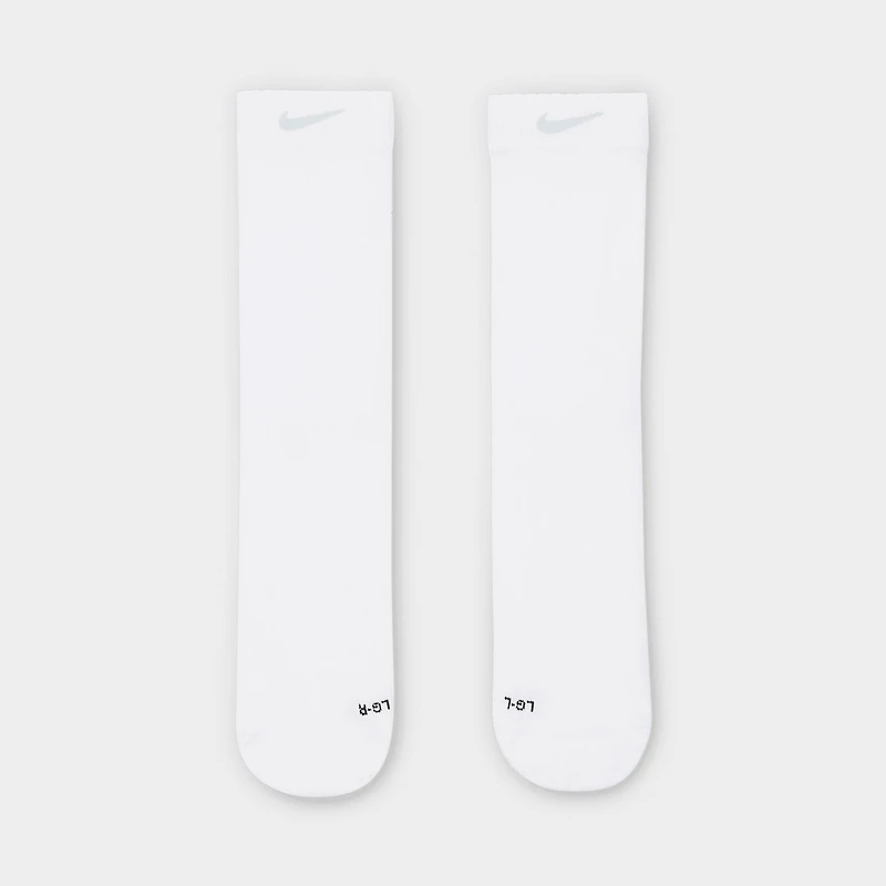Nike Chaussettes de Course Légères (1 paire) Blanc / Platine