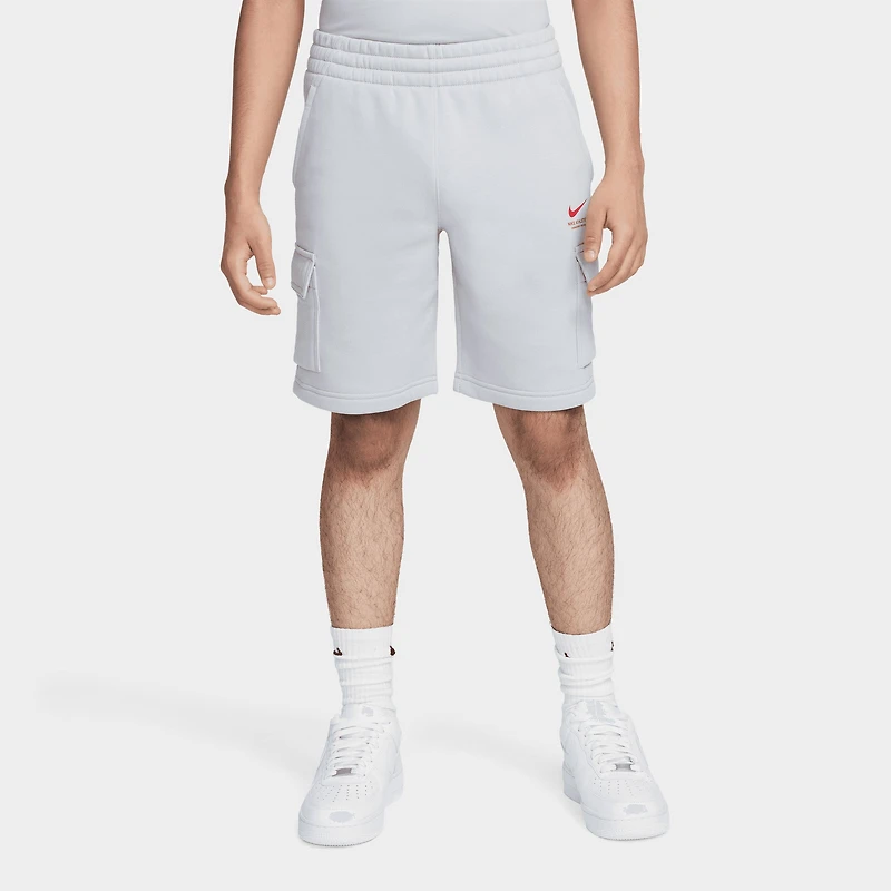 Nike Sportswear Junior Boys' Fleece Cargo Shorts / Wolf Grey