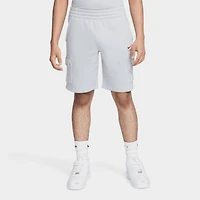 Nike Sportswear Junior Boys' Fleece Cargo Shorts / Wolf Grey