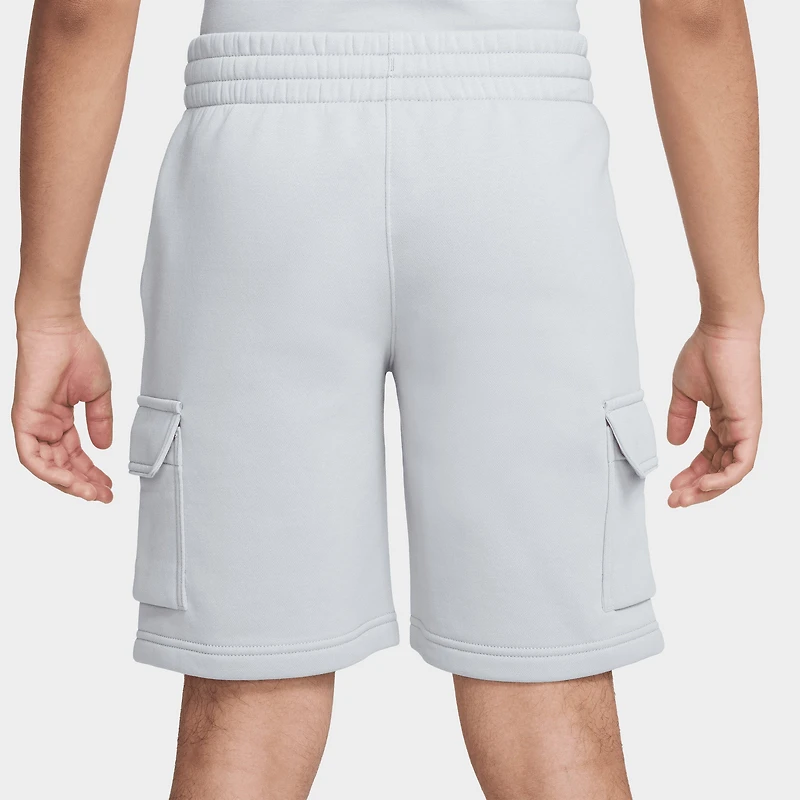 Nike Sportswear Junior Boys' Fleece Cargo Shorts / Wolf Grey