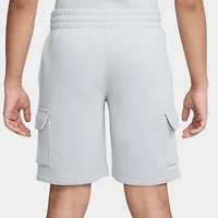 Nike Sportswear Junior Boys' Fleece Cargo Shorts / Wolf Grey