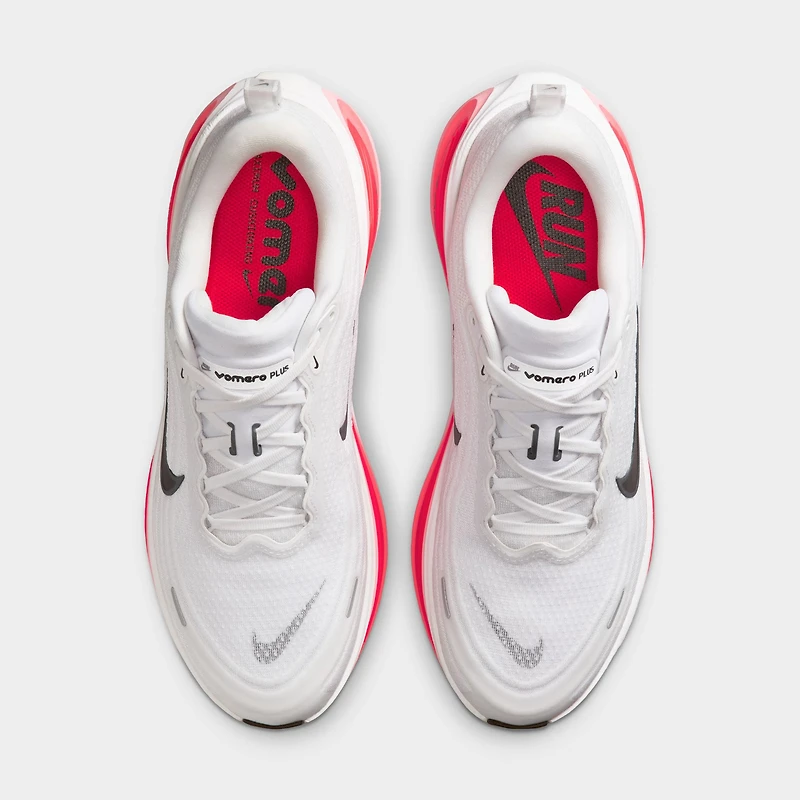 Nike Vomero Plus White / Black - Bright Crimson