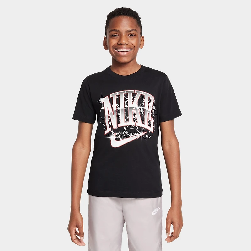 Nike Sportswear Juniors' Shattered Tee / Black