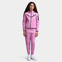 Nike Sportswear Juniors' Tech Fleece Full Zip Hoodie / Light Magenta