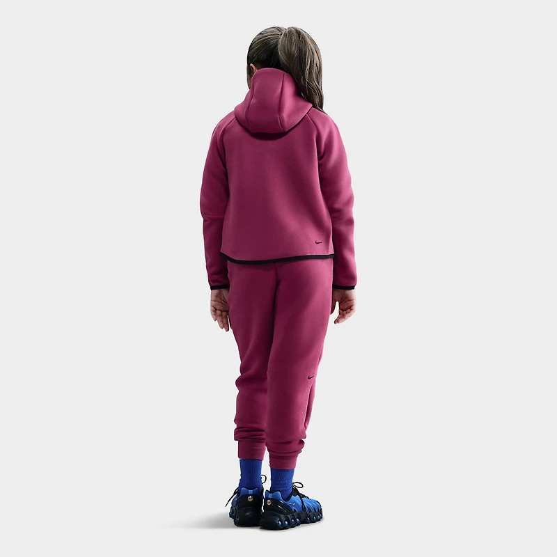Nike Sportswear Junior Girls' Tech Fleece Full Zip Hoodie Sweet Beet / Black