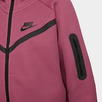 Nike Sportswear Junior Girls' Tech Fleece Full Zip Hoodie Sweet Beet / Black
