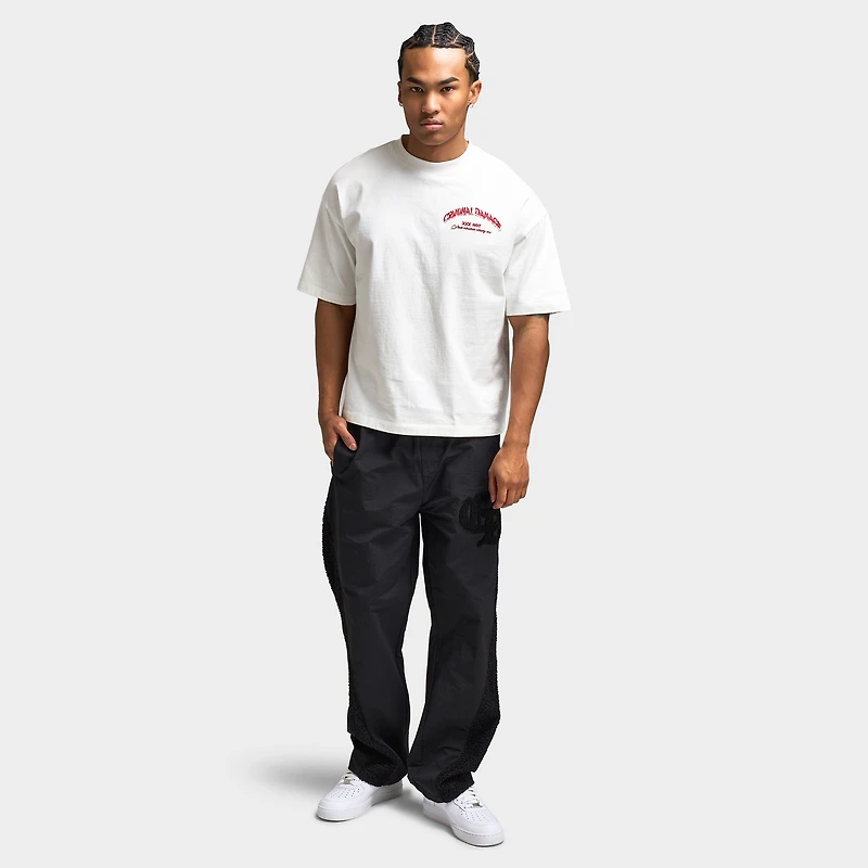 Criminal Damage Hot Wings t-shirt / Écru Rouge