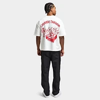 Criminal Damage Hot Wings T-shirt / Ecru Red