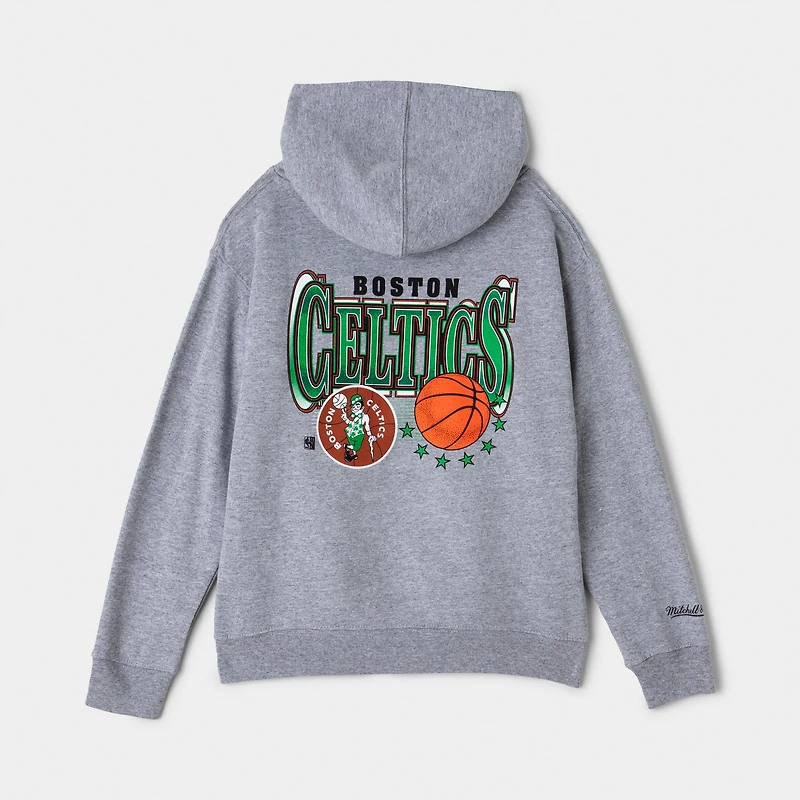 Mitchell & Ness Juniors' Slam Fleece Hoodie / Grey