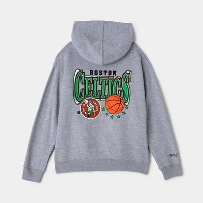 Mitchell & Ness Juniors' Slam Fleece Hoodie / Grey