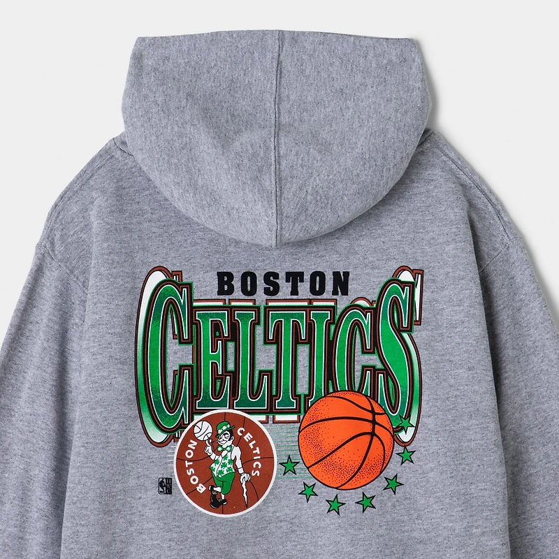 Mitchell & Ness Juniors' Slam Fleece Hoodie / Grey