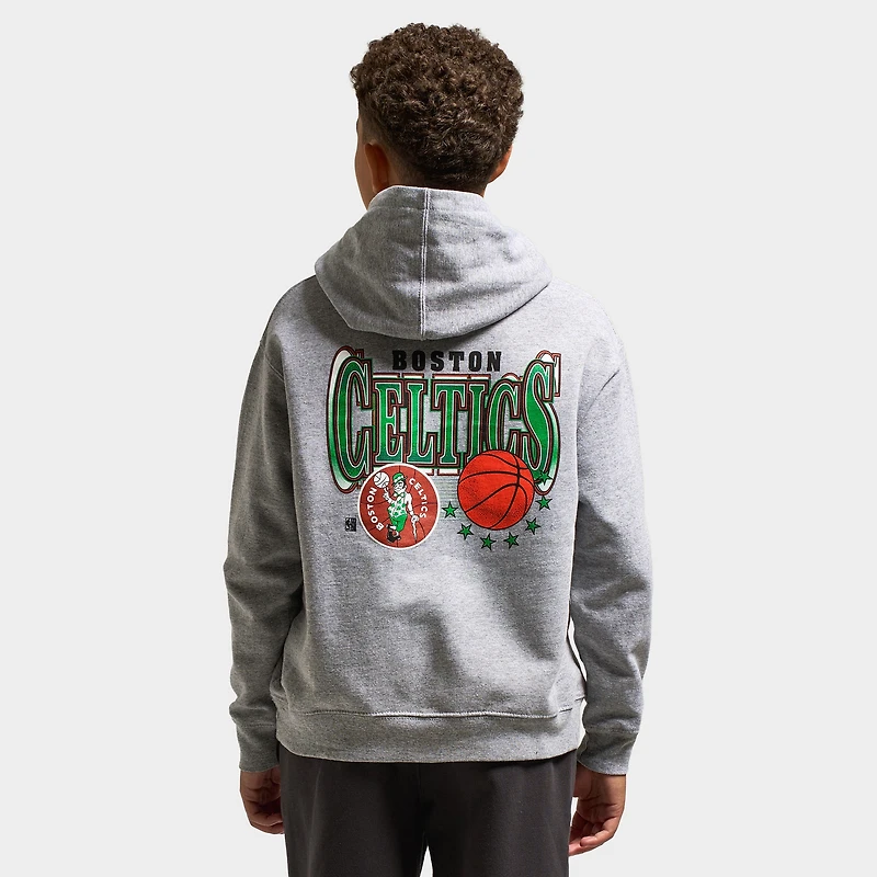 Mitchell & Ness Juniors' Slam Fleece Hoodie / Grey