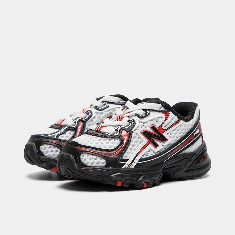 New Balance Nourrisson 740 Blanc/Noir - Rouge
