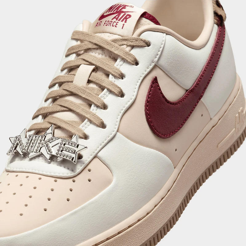 Nike Women's Air Force 1 '07 Pearl White / Team Red
