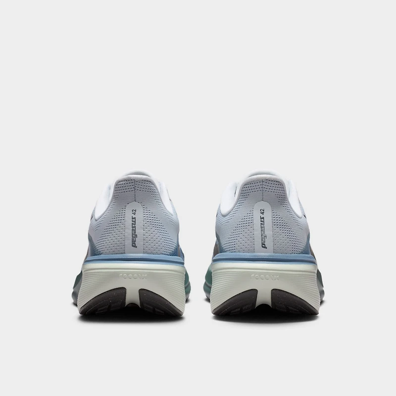 Nike Pegasus 42 Pure Platinum / Dark Obsidian - Work Blue