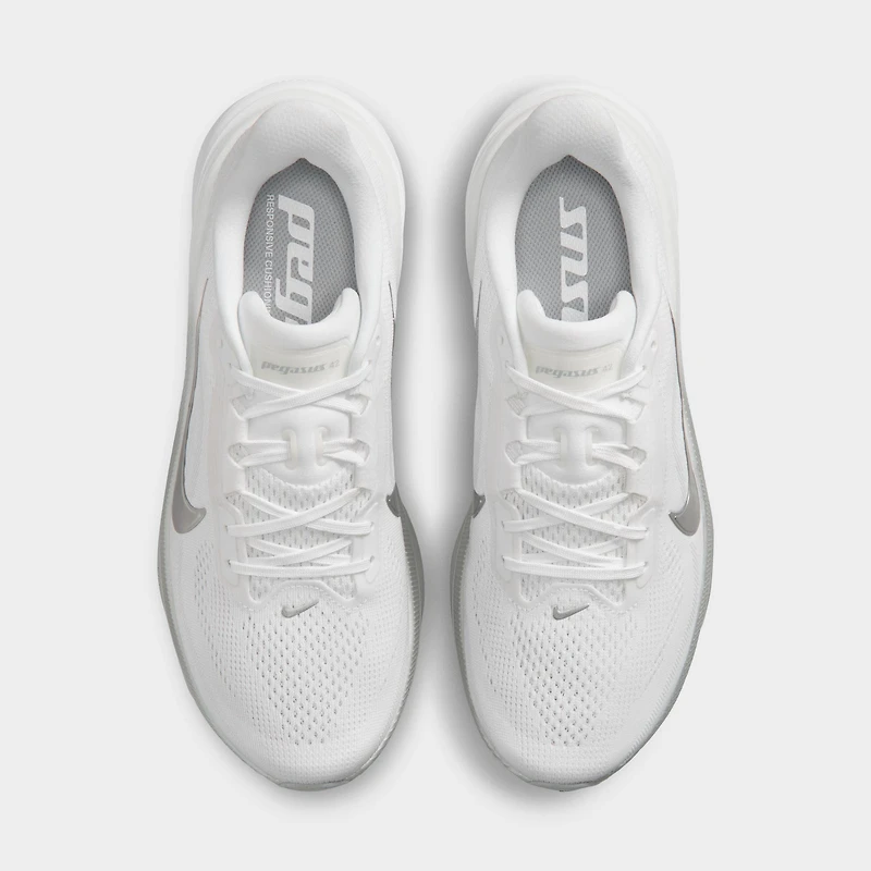 Nike Women's Pegasus 42 White / Metallic Silver - Wolf Grey