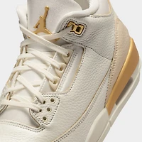 Jordan 3 Rétro Femmes Voile / Équipe Or - Ivoire pâle