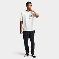 Michael Jordan Brooklyn Shattered Back Board Oversized Graphic T-Shirt Sail / Off Noir
