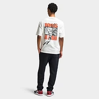 Michael Jordan Brooklyn Shattered Back Board Oversized Graphic T-Shirt Sail / Off Noir