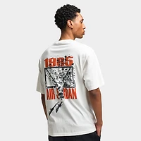 Michael Jordan Brooklyn Shattered Back Board Oversized Graphic T-Shirt Sail / Off Noir