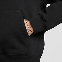 Nike Club Fleece Pullover Graphic Hoodie Black / White