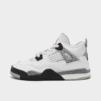 Jordan 4 Retro OG TD Summit White / Fire Red - Cement Grey