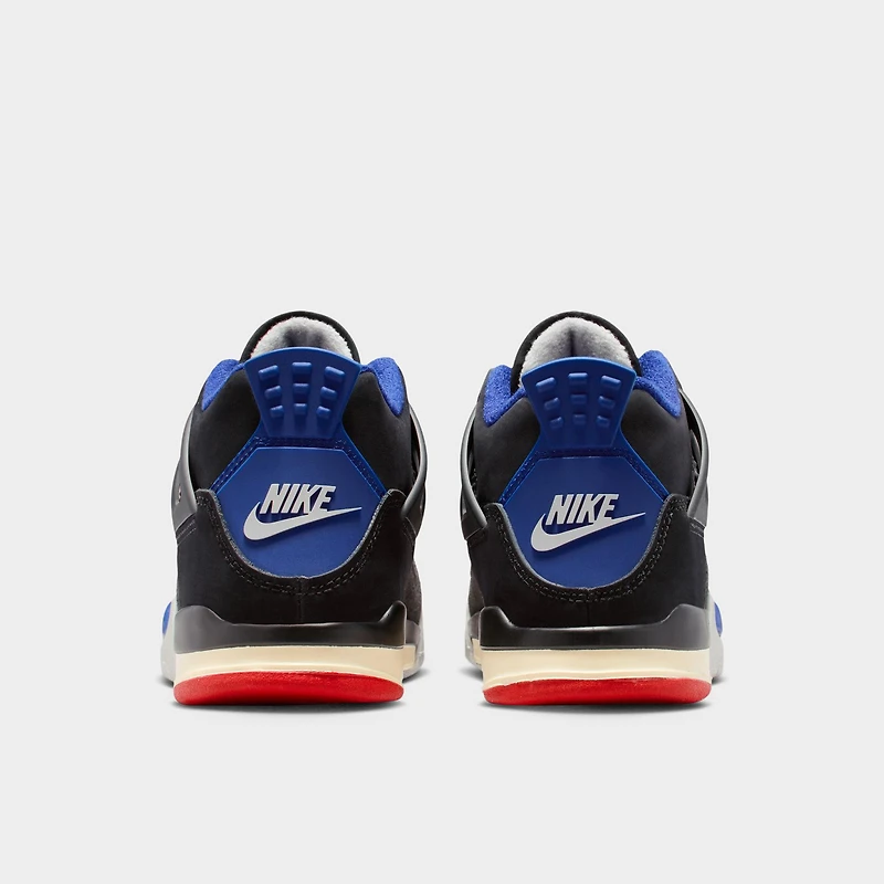 Jordan 4 Retro PS Black / Fire Red - Deep Royal Blue