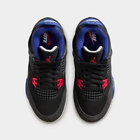Jordan 4 Retro PS Black / Fire Red - Deep Royal Blue