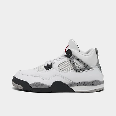 Jordan 4 Retro OG PS Summit White / Fire Red - Cement Grey