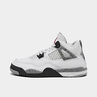 Jordan 4 Retro OG PS Summit White / Fire Red - Cement Grey