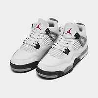 Jordan 4 Retro OG PS Summit White / Fire Red - Cement Grey