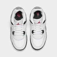 Jordan 4 Retro OG PS Summit White / Fire Red - Cement Grey