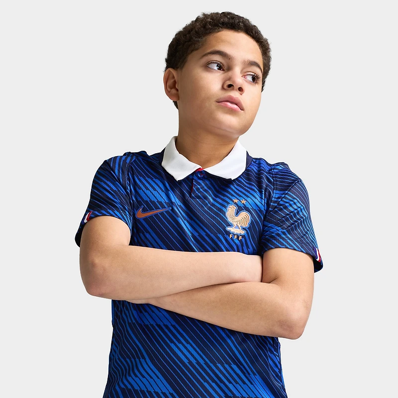 Nike Juniors' France Home Jersey / Blue