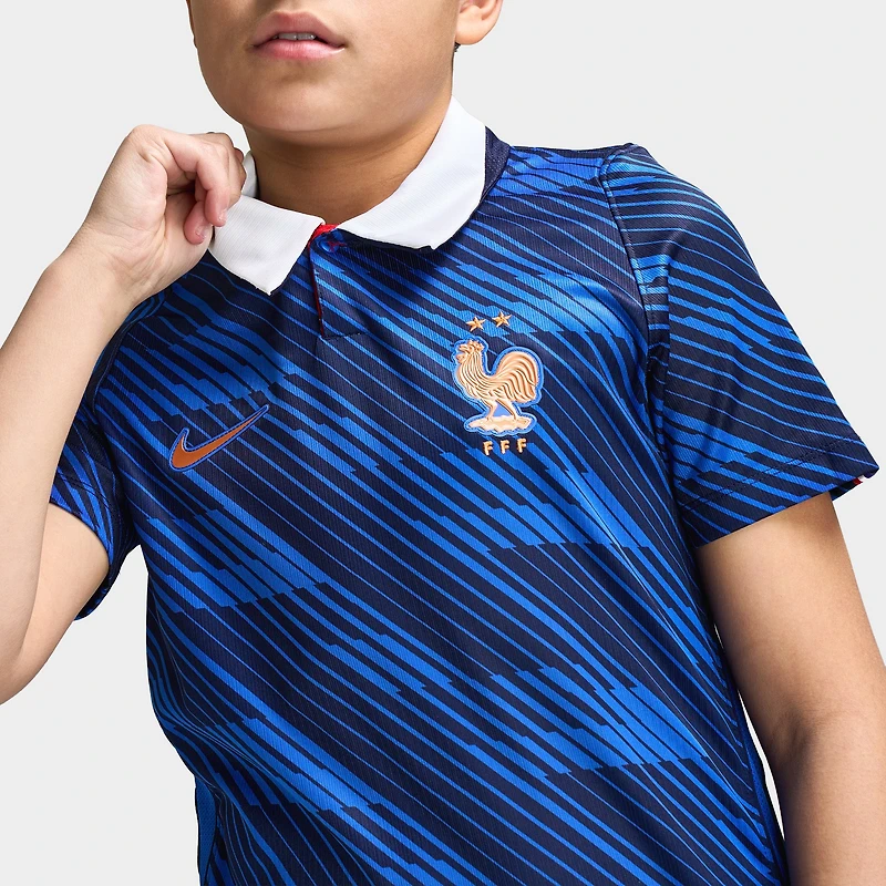 Nike Juniors' France Home Jersey / Blue