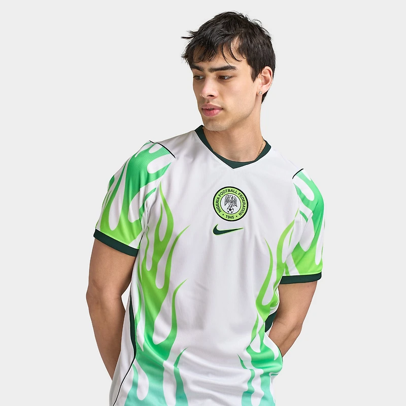 Nike Nigeria Away Jersey White / Green Glow