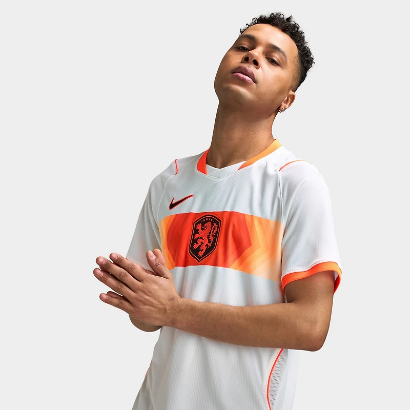 Nike Netherlands Away Jersey White / Hyper Crimson