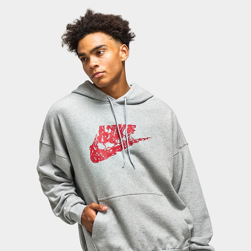 Nike Sportswear Men's NRG OS ST5 VECNA HD Oversized Hoodie /  Dark Grey Heather
