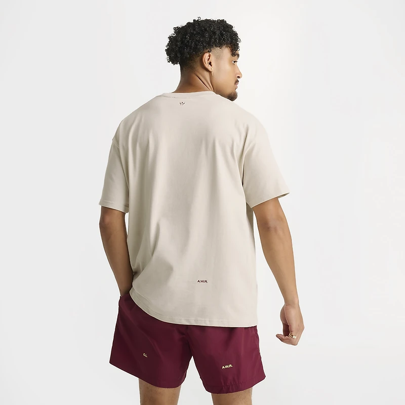 Nike NOCTA Cardinal CS T-Shirt Light Orewood Brown / Team Red
