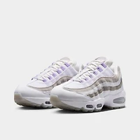Nike Women's Air Max 95 White / Hydrangeas - Light Graphite