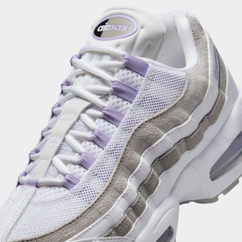Nike Women's Air Max 95 White / Hydrangeas - Light Graphite