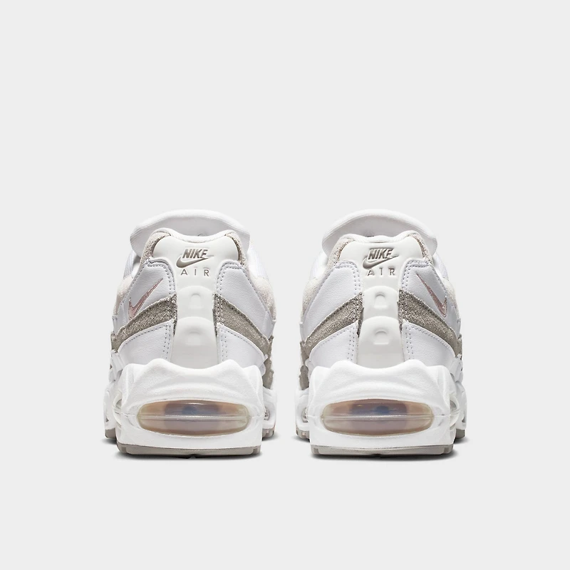 Nike Women's Air Max 95 White / Silt Red - Light Charcoal