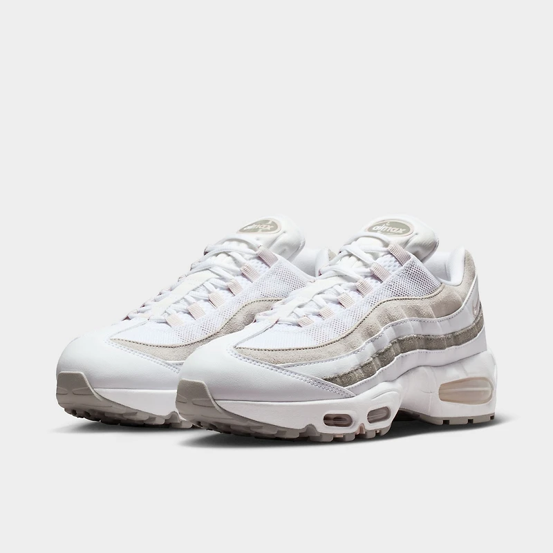 Nike Women's Air Max 95 White / Silt Red - Light Charcoal