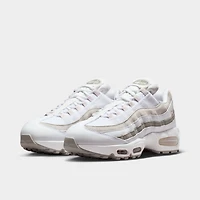 Nike Women's Air Max 95 White / Silt Red - Light Charcoal