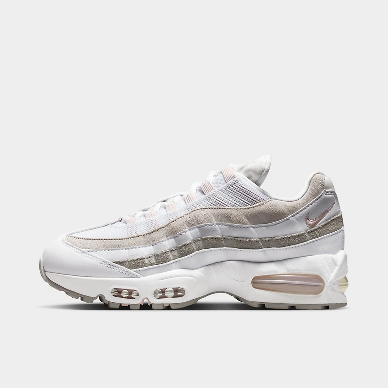 Nike Women's Air Max 95 White / Silt Red - Light Charcoal